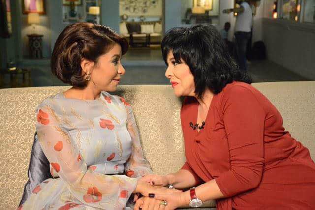 الفنانة شيرين عبد الوهاب مع «صاحبة السعادة»